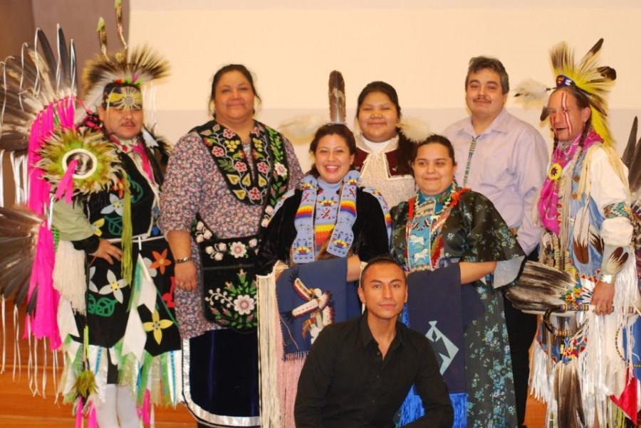 Group that performed traditional dances and songs at Bucks