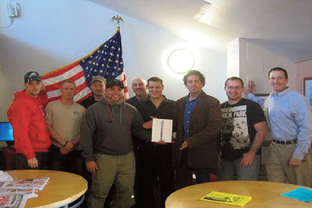 Bucks County Community College honoring veterans.  