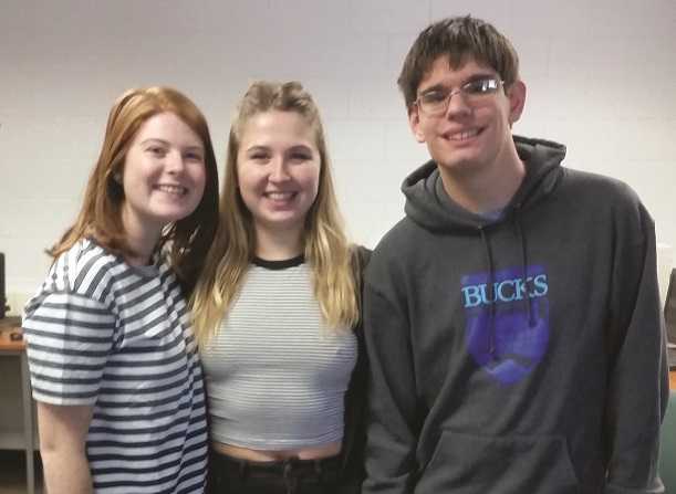 Award winners Shannon Harrar, Lauren Savana and Hal Conte