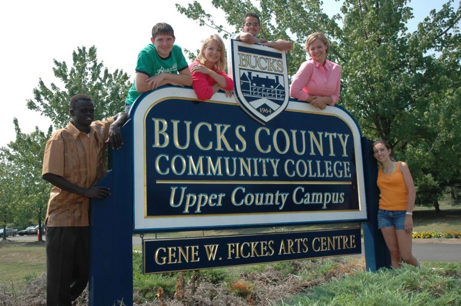 Students at the Upper Bucks campus, courtesy of Jerry Millevoi