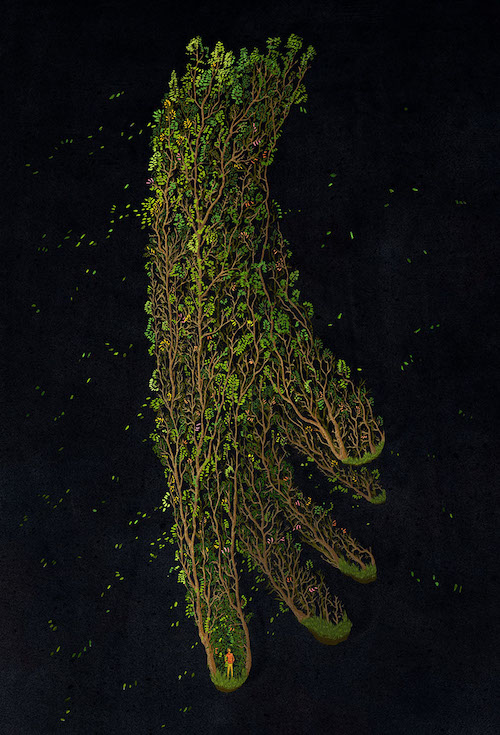 Photo of Curtis' work from University of the Arts website