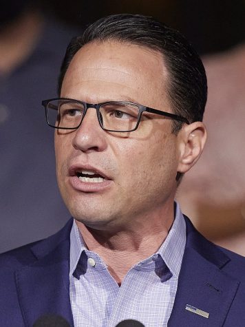 Pennsylvania  Attorney General Josh Shapiro speaks with the press.  Photo courtesy Wikimedia Commons. 
