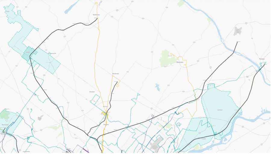 Septas map of the changed bus routes