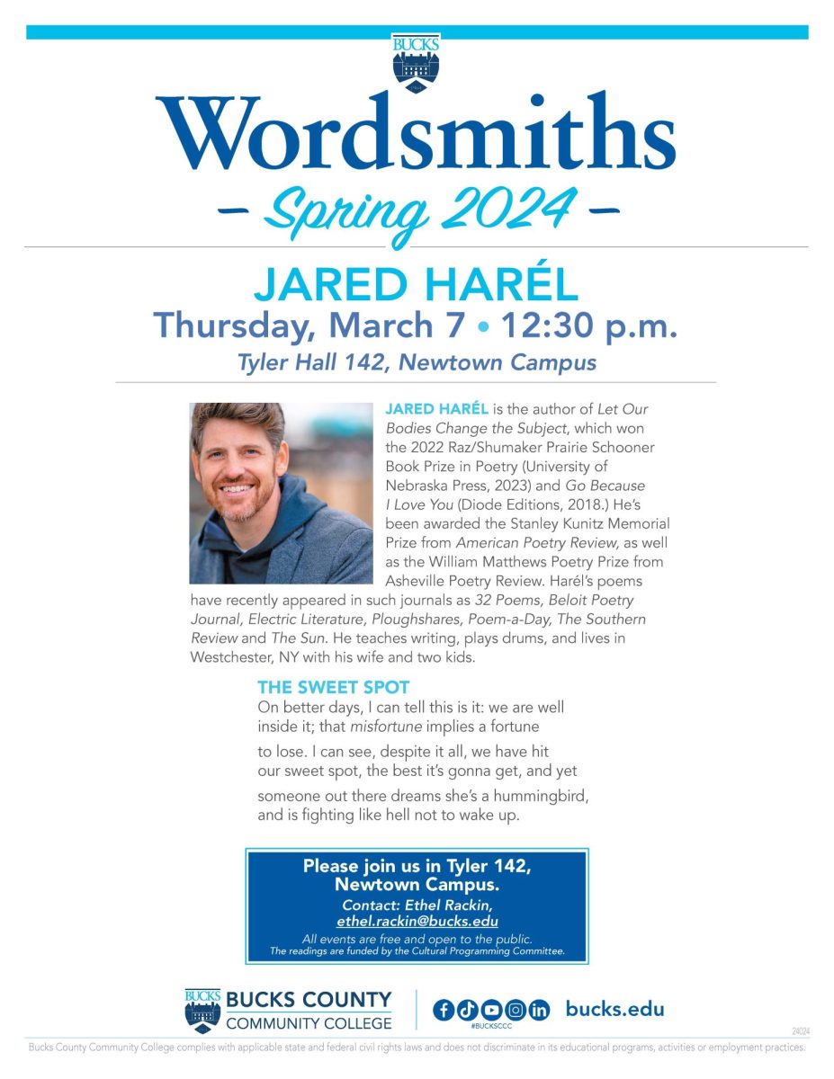 Poet Harel Featured in Latest Wordsmith Event